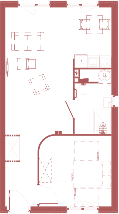 Plan T2 double-module