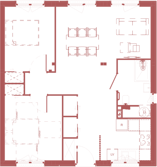 Plan T3 plain-pied